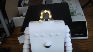 Devil Girl from Mars Robot "Chani". battery operated, walking and head light effect.
