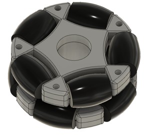 Omni Wheel 58mm Full 3D Printed