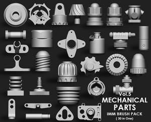 Mechanical Parts IMM Brush Pack 30 in One Vol 5