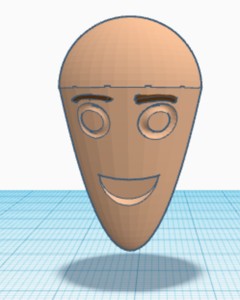 Ugly robot head