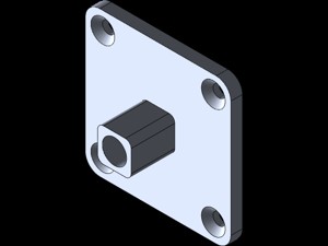hub motor mount