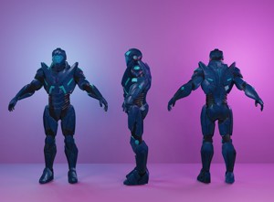 3D Scifi robot 