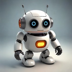 Cute Robot 3D Model