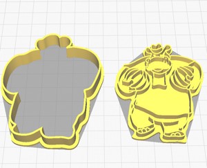 COOKIE CUTTERS RUSSIAN CARTOON "NU POGODI"