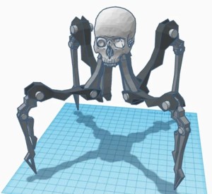 Articulated Skull Walker (Chibi Calcium)