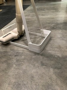 Yamazaki stick cleaner stand robot vacuum blocker