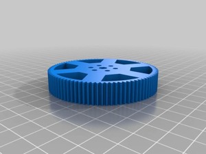 90t gear to mount mecanum wheel to Rev Robotics gear chain