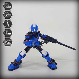 3dPrinted Megaman Action Figure  Reploid VEX