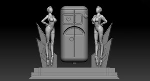 Ballerina-Robot Twins and Cabinet Eleanor from Atomic Hearts