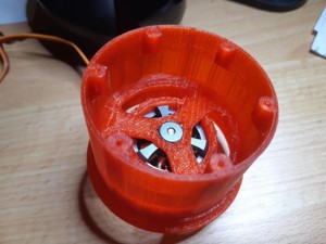 Off-road wheel for balancing robot