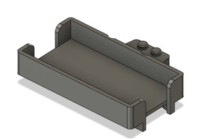 TAMIYA bipeal walking robot attachment for toio core cube