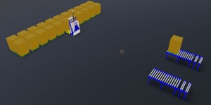 Fork Lift AGV 3D Designed model