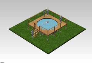 Robot Pool Party