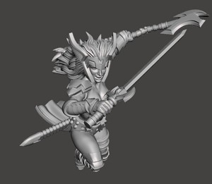 Angela 3d model for 3d printing