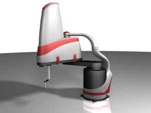 Experimental SCARA robot