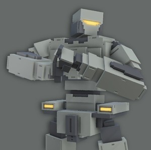 Voxel Art Rig - Mecha ME5