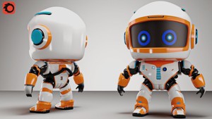 Robot in space