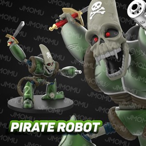 Pirate Robot Figure