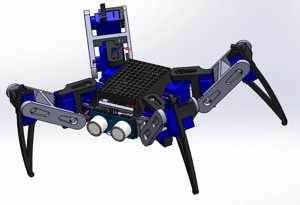Spyder robot spider robot quad robot quadruped sg90 mg90 arduino nano expansion