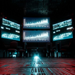 sci-fi desk scene environment