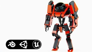 COMBAT DROID L-50 Rigged for Unreal Engine - Unity - MIXAMO