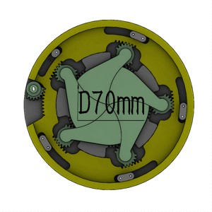 3DP5BLROD70A MECHANICAL IRIS SHUTTER DIAPHRAGM DIY HOBBY MECHANISM