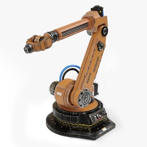 Robotic Arm Rigged and Animated
