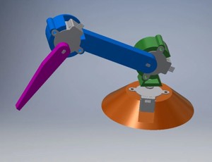 MiniArm - Small, Basic, Stepper-Motor Robot Arm