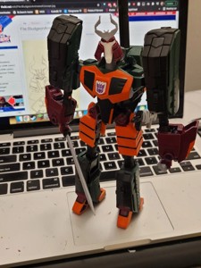 Transformers Animated Bludgeon conversion kit for TFA Shockwave