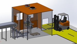 Döküm kütük palet dizme r...