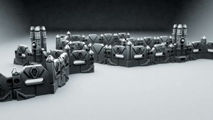 ETERNAL DYNASTY DEFENCE WALLS/BARRICADES AND ENERGY TOWERS TABLETOP TERRAIN