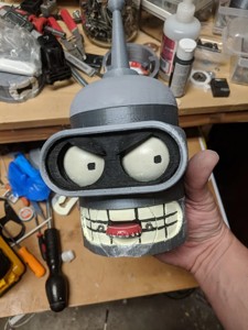 Customizable Bender (Futurama) Bottle Opener