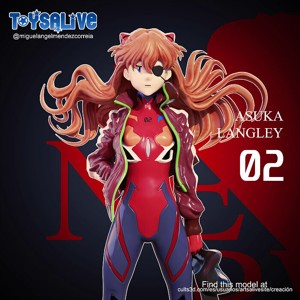 ASUKA LANGLEY 3D MODEL