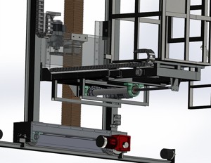 industrial 3D model Three way lifting trolley