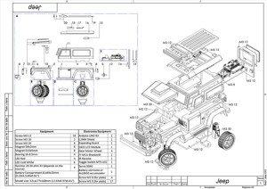 Jeep - Housing for RC Car - STL and CAD bundle - Commercial Use