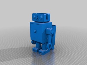 robot desk organizer