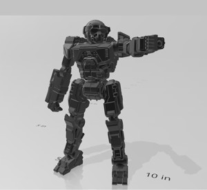 AMERICAN MECHA SCOUT TROOPER LARGE FIGURE