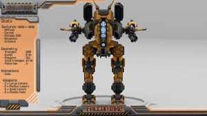 Falcon MK2 Lowpoly Animated BattleMech
