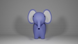 animals 3d characters elephant animal