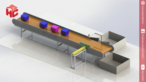 Conveyor sensor animation