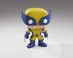 Wolverine from the Deadpool 3 Funko Pop 3d print model