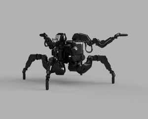 CYBERPUNK 2077 MILITECH FLATHEAD SPIDER BOT
