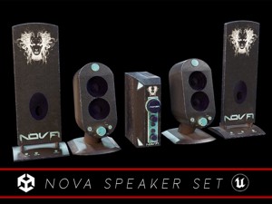 Sci-Fi Nova Speaker Set