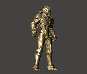 CYRAX - MORTAL KORMBAT 11 CYBORG MK11 HI-POLY STL 3D PRINT MODEL