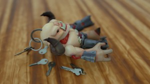 DOOM CYBERDEMON KEYCHAIN