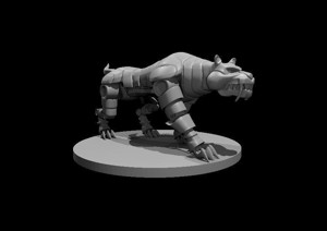 CLOCKWORK SABER TOOTH TIGER