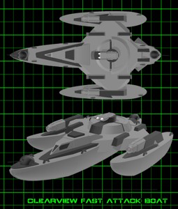 CLEARVIEW FAST ATTACK BOAT