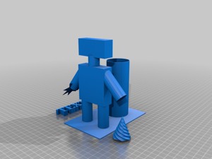 Robot Toothbrush Holder