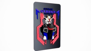 Gundam Strike Freedom Wall art