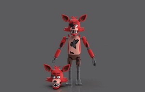 FIVE NIGTHS AT FREDDY'S FOXY ARTICULATED FIGURE